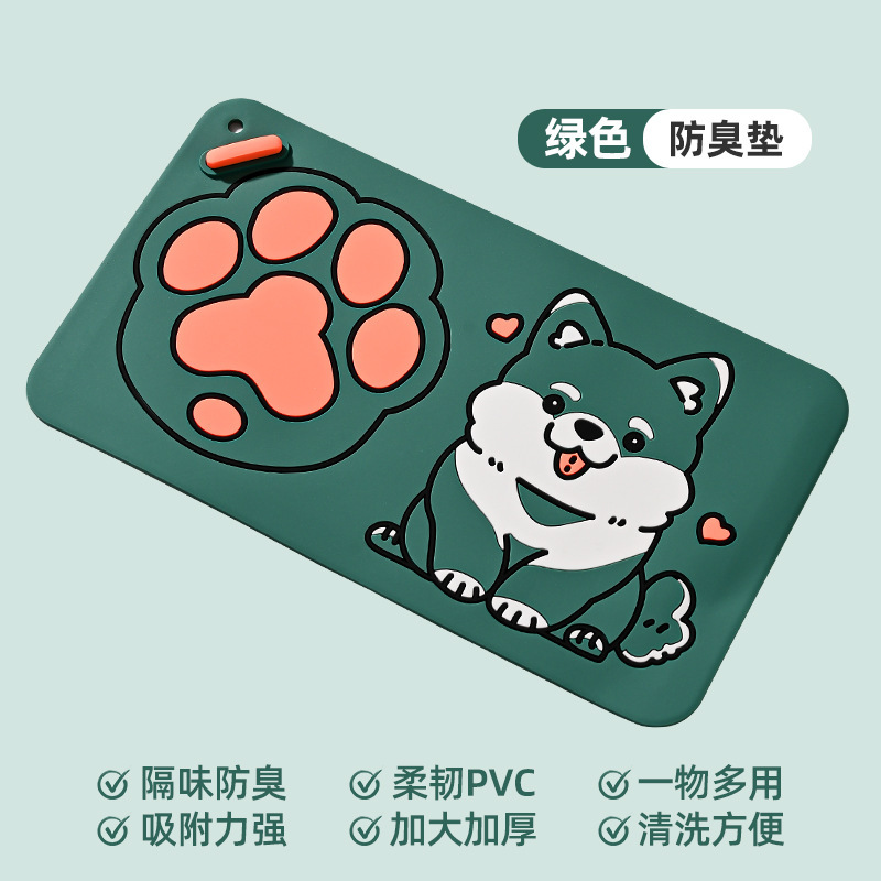 卫生间地漏防臭盖下水道防返臭封闭盖卫生间浴室硅胶垫堵口贴神器|undefined