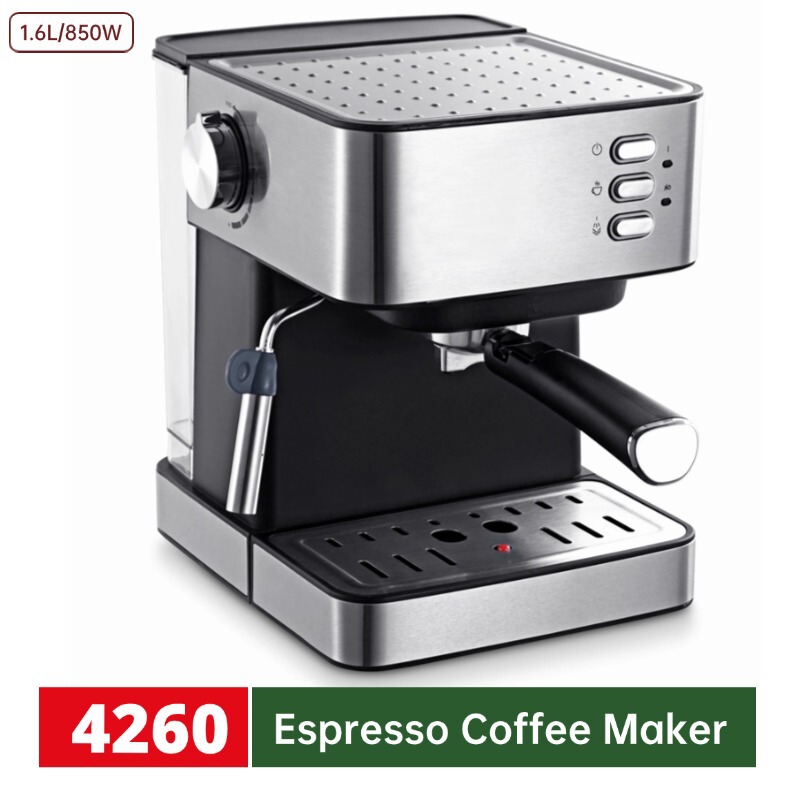 Italian Coffee Machine Semi-Automatic Factory Customized Household Small Semi-Automatic High-Pressure Steam Milk Frother All-In-One Machine