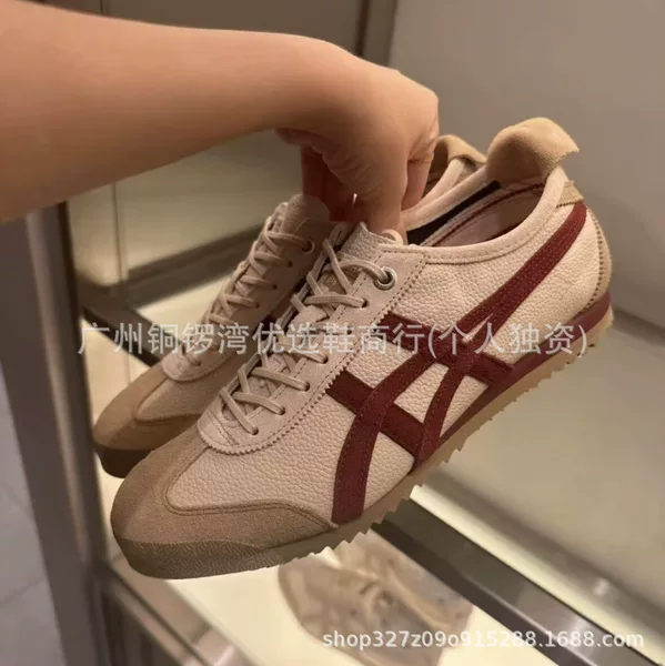 Putian Onitsuka Tiger MEXICO 66 SD thin shoelaces thick-soled couple's versatile soft-soled retro sports sneakers