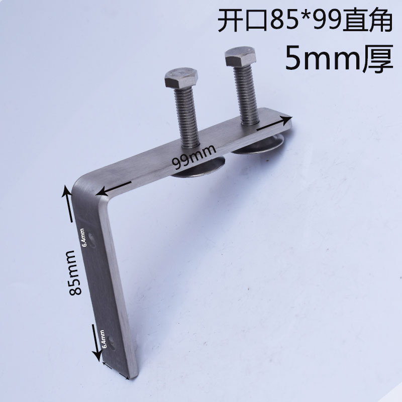 不锈钢304老虎夹卡夹钢梁夹子 钢管方形夹C型夹U型夹卡箍电缆固定|undefined