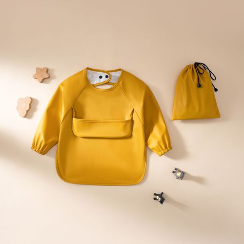 Baby Coverall 23 Denmark Newborn Infant Back Wear Bib Children Coverall Long Sleeve Outer Wear Eating Bib