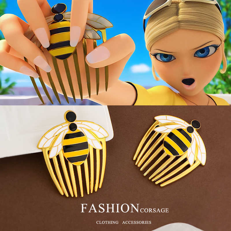Miracle Girl Cute Golden Bee Hairpin Ladybug Cute Girl Hair Clip Bangs Clip Hair Accessory Comb Miracle Girl Cute Golden Bee Hairpin Ladybug Cute Girl Hair Clip Bangs Clip Hair Accessory Comb