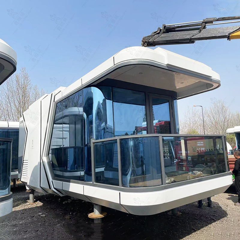 Zhangjiajie espacio escénico cápsula B & B turismo paisaje estructura de acero Casa villa vacaciones casa móvil personalización