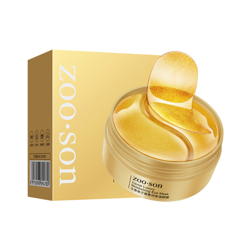 Caviar de fragancia, máscara de ojos humectante, hidratación, mejora de las círculos oscuros, mejora de la belleza alrededor de los ojos, fábrica al por mayor en stock