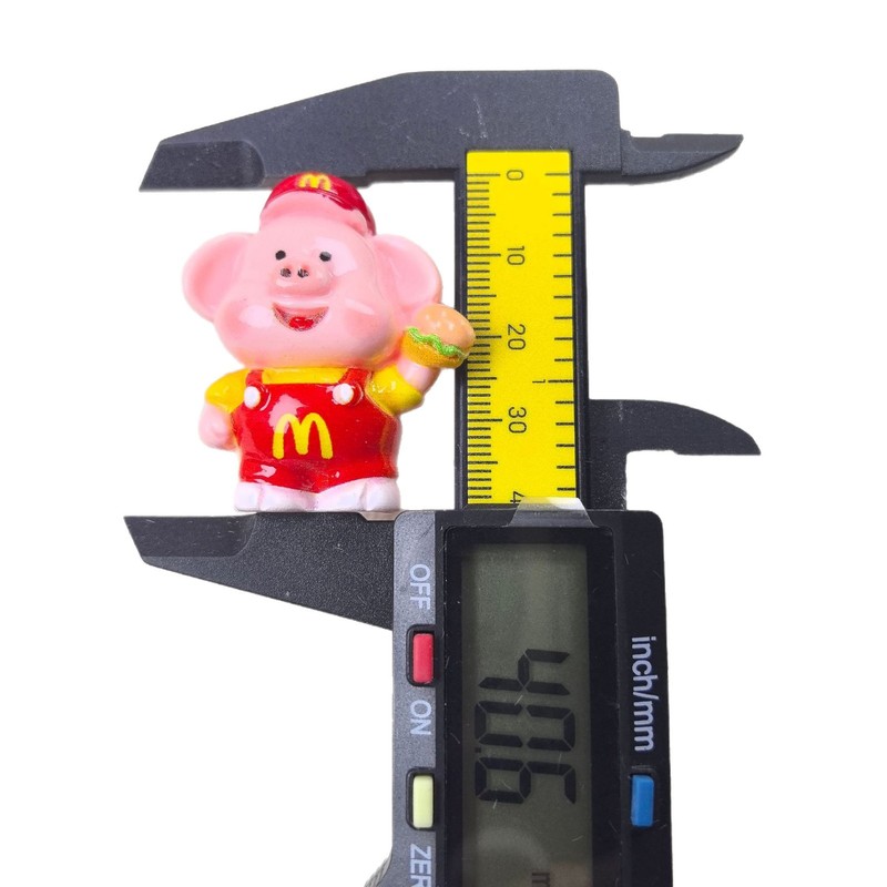 麦当当小猪 diy饰品树脂配件车摆件钥匙扣潮玩批发创意萌粒卡通盲|undefined