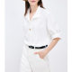 [NG Order] Thin White Shirt Women's Short-sleeved 2025 Summer New Loose Sunscreen Women's Shirt All-match Top