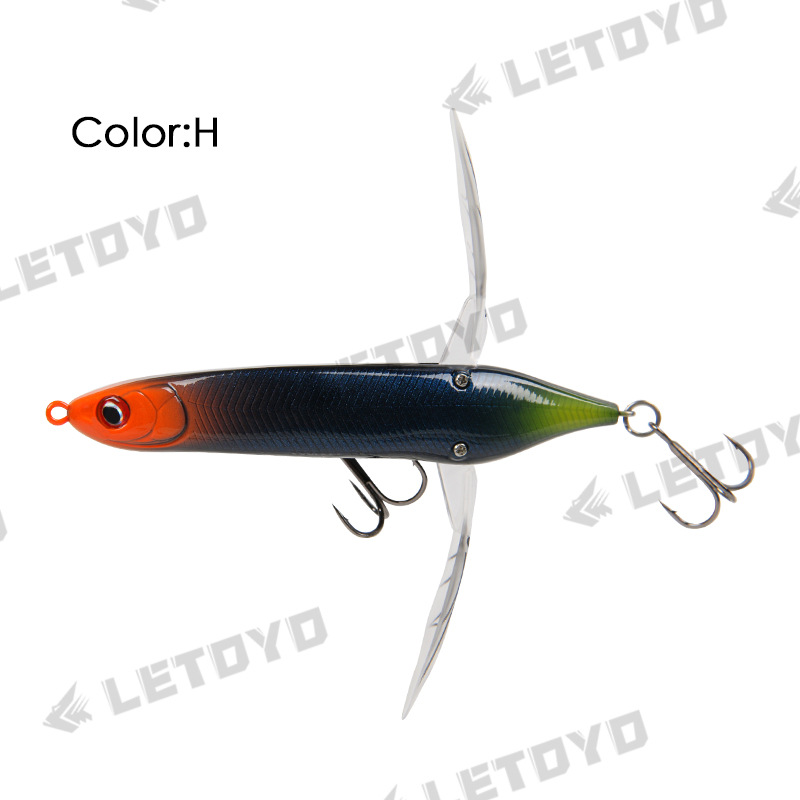 LETOYO OLA flotante escalada libélula 6,6g/80mm superficie del agua tractor arrastrándose Luya cebo