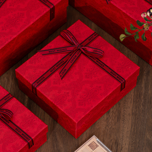 Red Gift Box Packaging Box Large Gift Box Empty Box Birthday Gift Box Gift Box