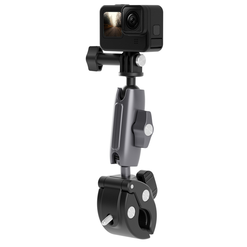 Telesin Taixun gopro/insta360 aleación de aluminio universal cangrejo alicates bicicleta motocicleta abrazadera soporte