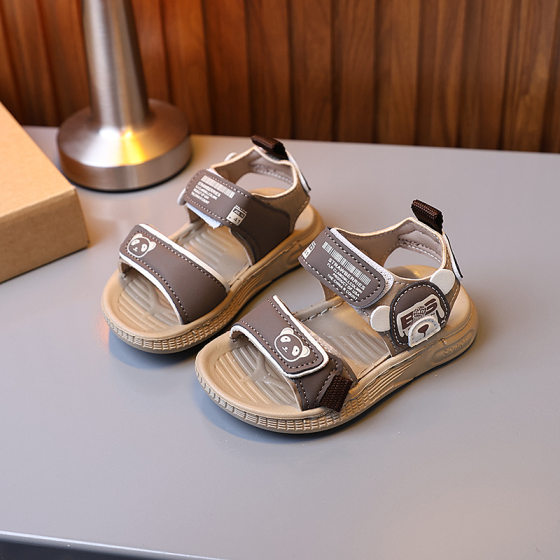A generation of men's baby sandals 2025 summer new soft-soled non-slip sandals boys Joker beach shoes tide