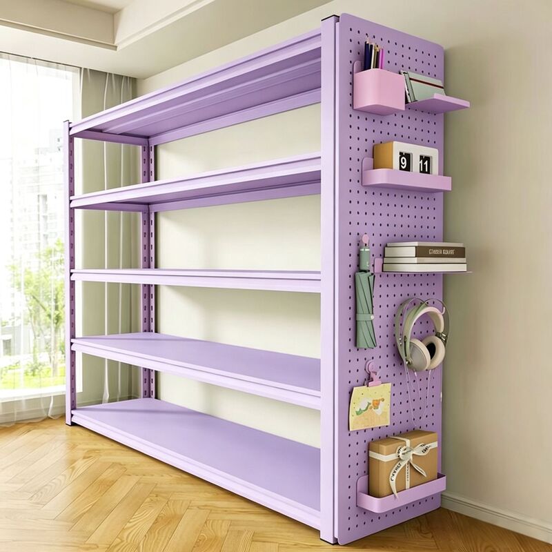 Household steel storage rack, multi-layer floor-standing integrated storage shelf, living room bookshelf, utility room and bathroom organizing rack Household steel storage rack, multi-layer floor-standing integrated storage shelf, living room bookshelf, utility room and bathroom organizing rack