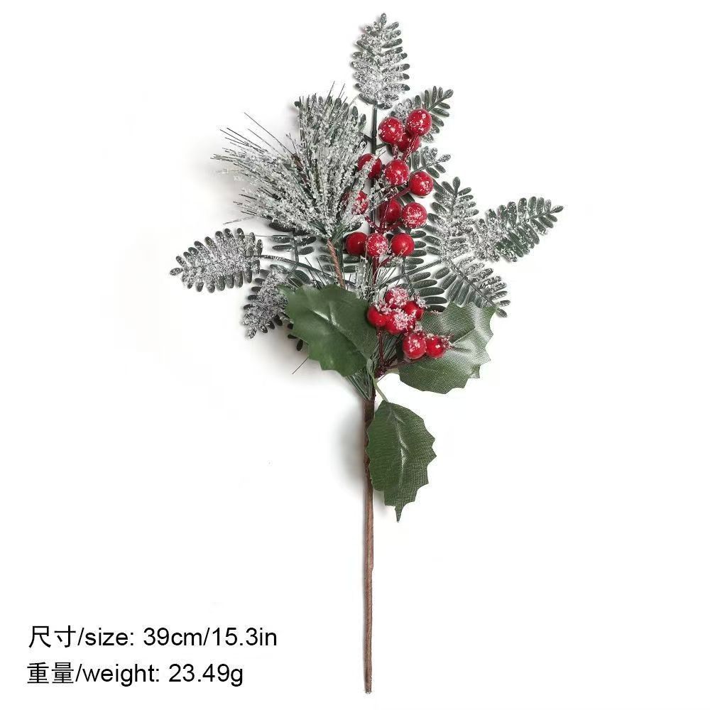 크리스마스 꽃 지점 스타일 8