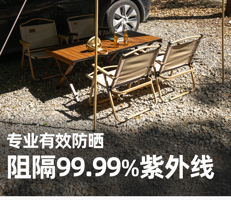 Explorer Roof Side Canopy Full Blackout Camping Canopy Tent Rear Tent Sunshade Universal for Camping Vehicles