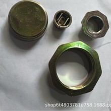 200L钢桶封闭器桶口件油桶密封盖镀锌桶盖丝牙盖封口盖钢桶密闭器