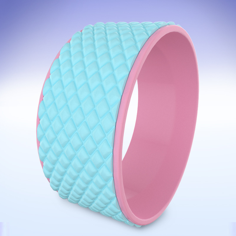 Rueda de yoga apertura trasera artefacto principiante rodillo de flexión trasera rueda de yoga anillo de yoga lumbar calmante fitness yoga pilates anillo