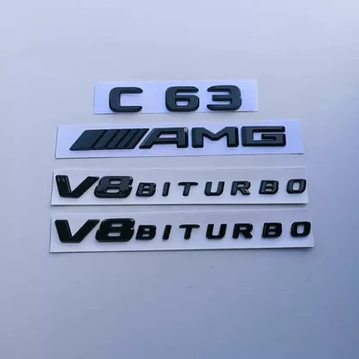 Car logo E53, E63S rear emblem stickers - standard-c634