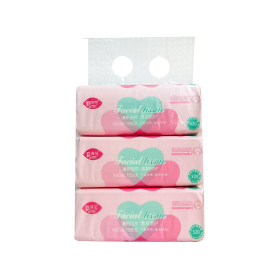 A mention of 3 packs of paper-drawing four-layer thickened household restaurant gift-giving place to push pharmacy paper-drawing Company commercial gift paper towels