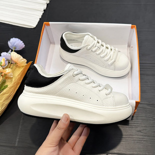 White Shoes for Women Ins Trbottom 2023 Autum New Color Matching Trbottomyy Fashion Sneakers Thick-Soled Flats Casual Sports Shoes
