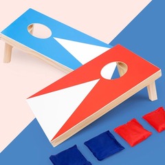 Amazon コーンホール サンドバッグボード 投げるサンドバッグ競技小道具 学校のセレモニー シアター リゾート ゲームボード