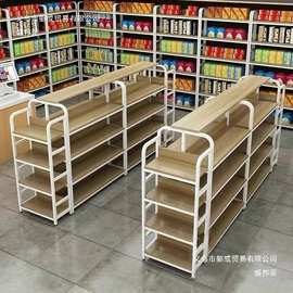 中岛柜双面超市货架置物架展示台展示架多层零食文具店化妆品展柜