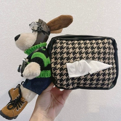 Box Car Cartoon Decorative Tissue: Car tissue box/set - green-pattern-black-camera-black-edge-plover-tissue-box-with-shoes