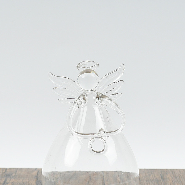 Transparent crystal glass decorations for home use
