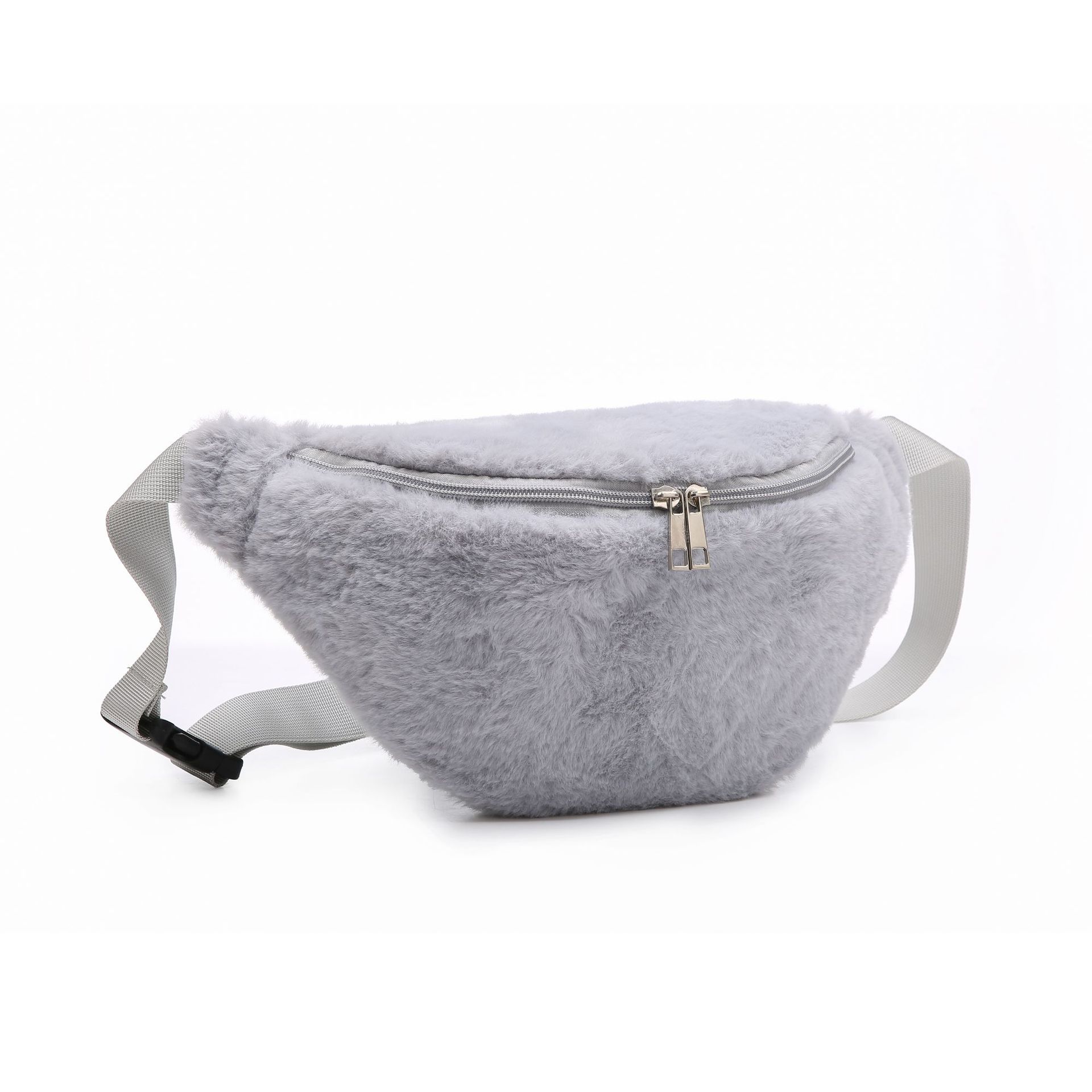 毛绒腰包