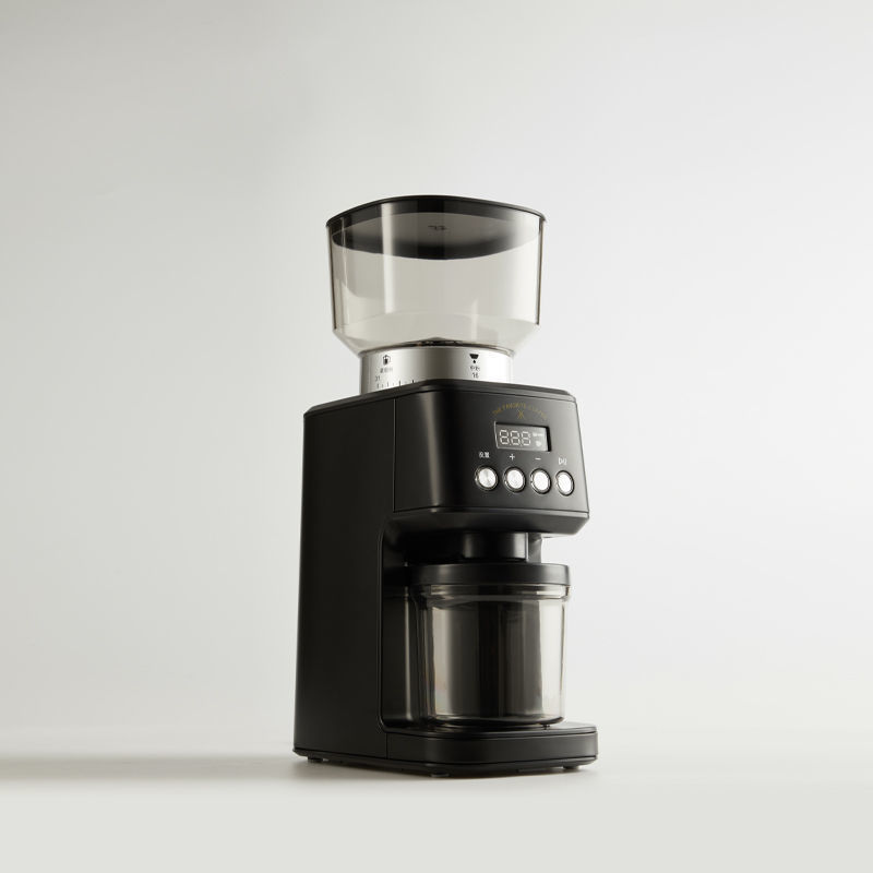 コーヒー豆研磨機コーヒー粉粉砕機全自動家庭用ハンドプレス式電子制御定量コーヒー豆粉砕機|undefined