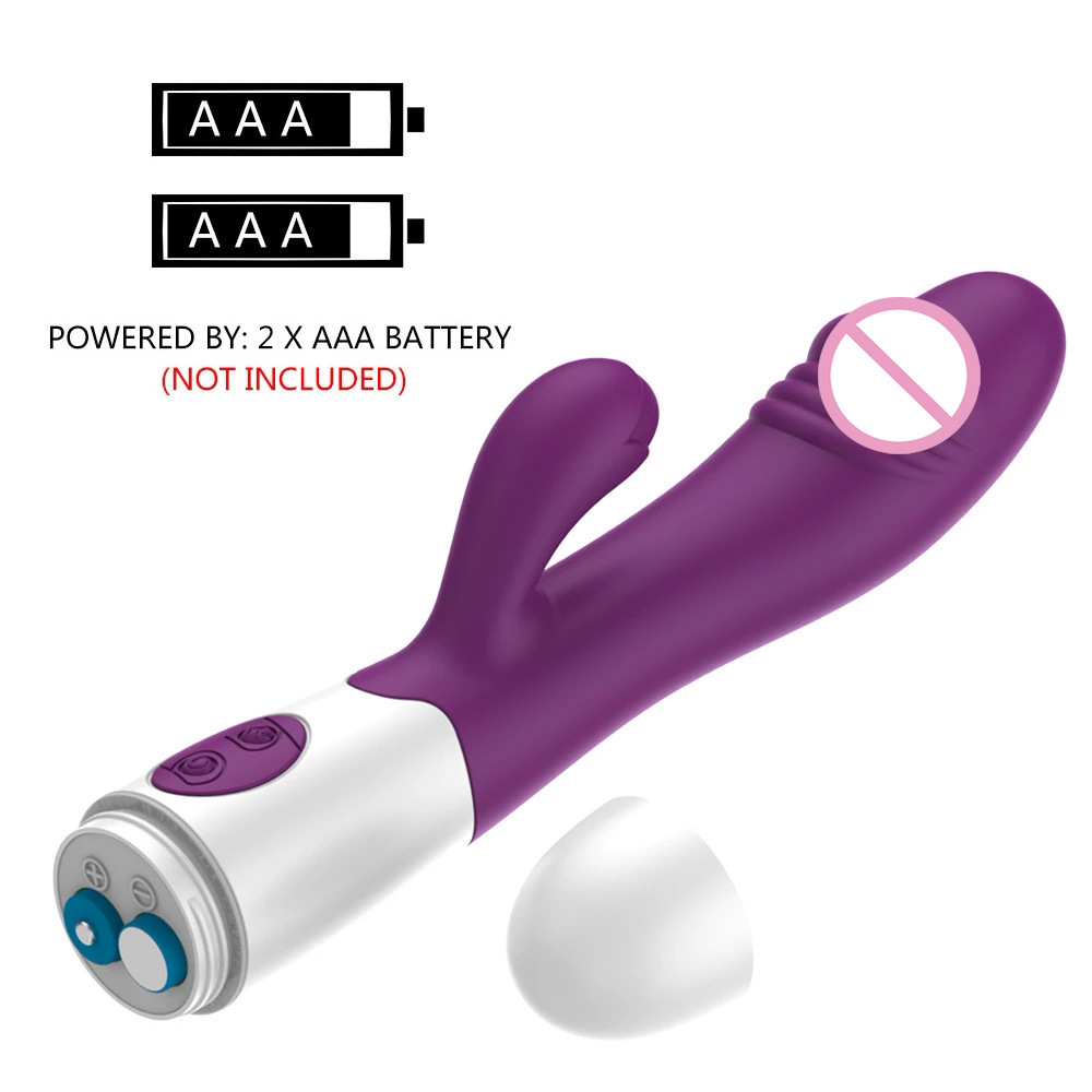 30-Frequency Silicone G-Spot Dual-Stimulation Vibrator with Body-Control Settings — detail image 5