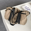 One-shoulder bag, capacious straps for leisure, nylon shoulder bag, Korean style, South Korea, worn on the shoulder