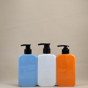 Zhuoshun Hot-Selling High-End Customized Press Lotion Bottle Pet300Ml Flat Bottle Lotion Bottle Travel Size Plastic Bottle