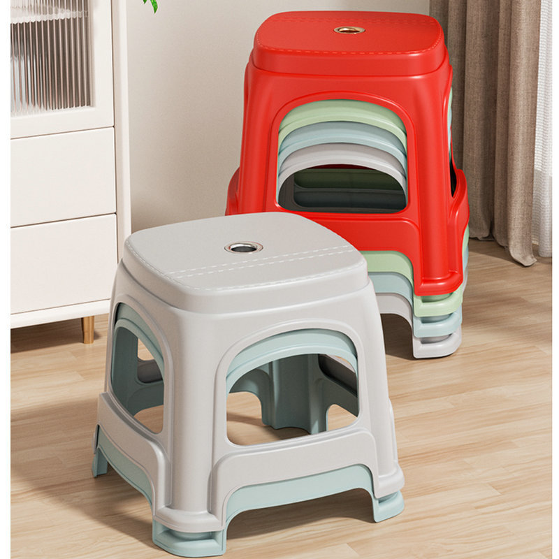 Adult Low Stool Bathroom Stool Wholesale Household Plastic Small Stool Multifunctional Living Room Shoe Changing Stool Footrest Small Bench