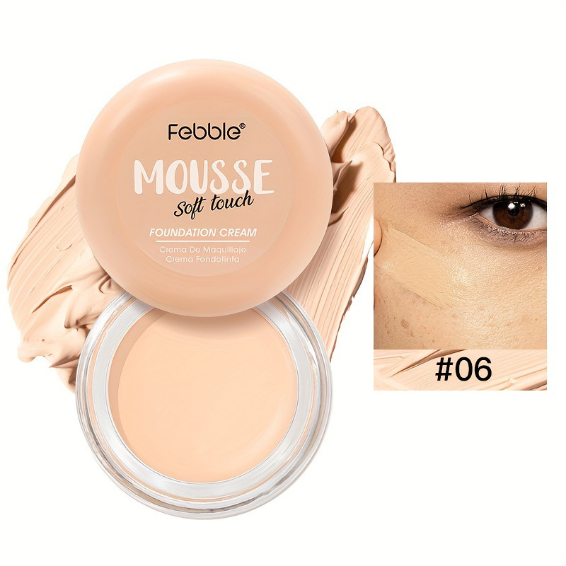 USHAS European and American Cross-border spot mousse base crema delicada impermeable corrector hidratante de larga duración FS446A B
