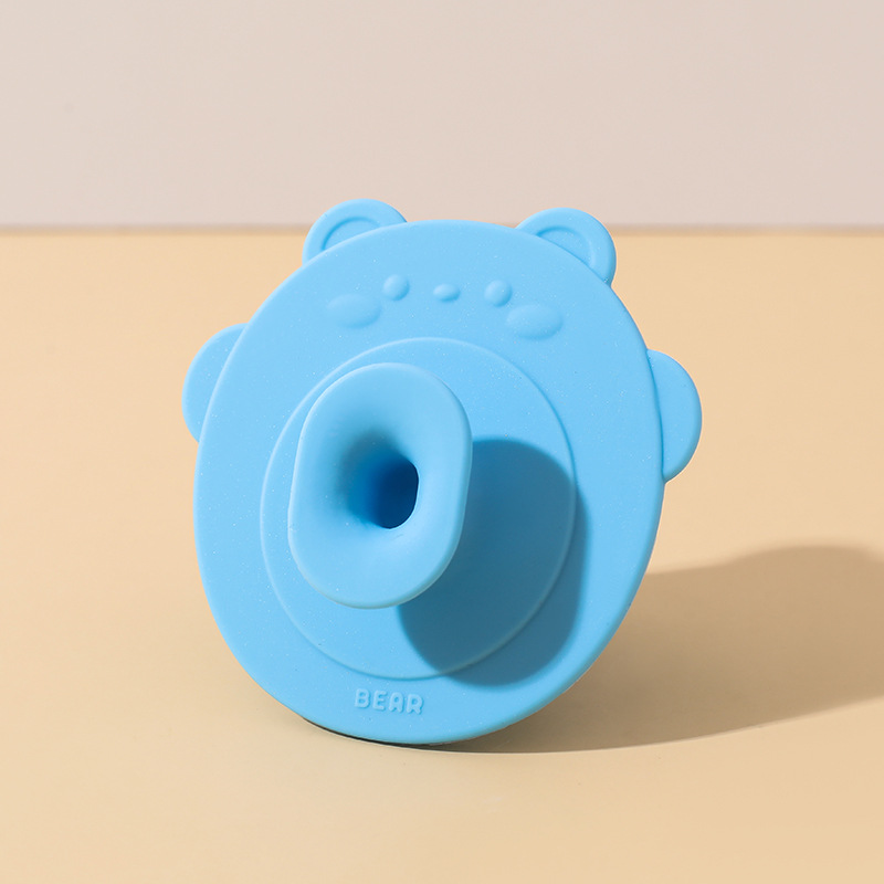 Cepillo de champú para bebés y niños pequeños Cepillo de masaje de silicona para champú para bebés