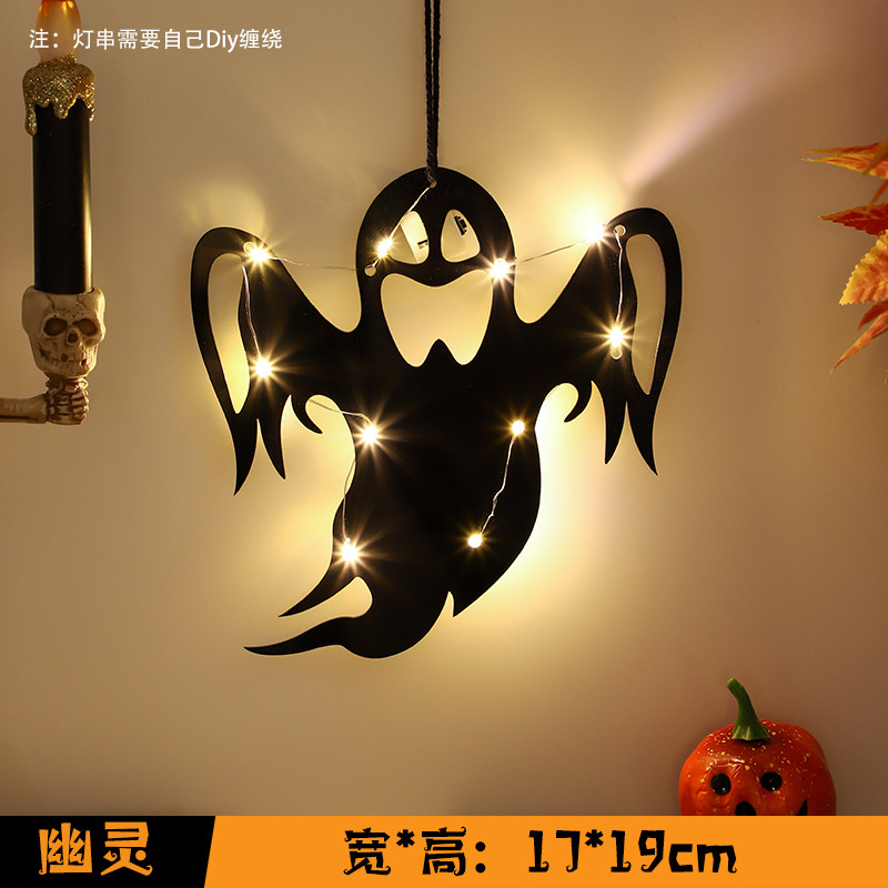万圣节南瓜灯装饰发光挂饰酒吧背景墙场景布置装扮道具氛围挂件|undefined