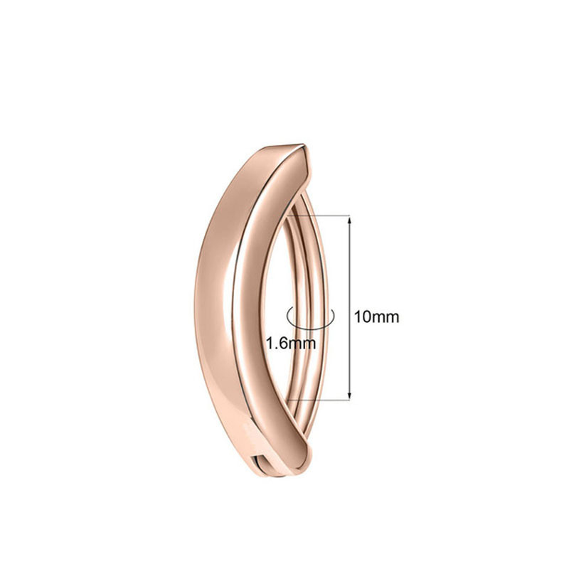 Simple Stainless Steel Rose Gold Belly Button Ring for Unisex Navel Piercing Jewelry Wholesale detail image 9