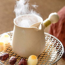 围炉煮茶套装罐罐烤奶煮茶壶煮茶器高端侧把粗陶耐高温家用