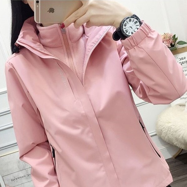 Niaojia Windproof and Waterproof Jacket Women's Three-In-One Autumn and Winter Removable Jacket Mountaineering Jacket Men's Outdoor Clothes