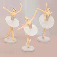 Пластиковый мультфильм балетная девушка эльф принцесса День защиты детей подарок ко дню рождения торт украшения украшения украшения украшения