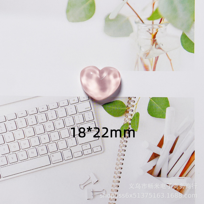 日韓愛の幾何学的な水の波紋の純色の樹脂の貼る部品のdiy携帯電話の携帯電話の箱の靴は髪飾りの材料を掛けます。|undefined
