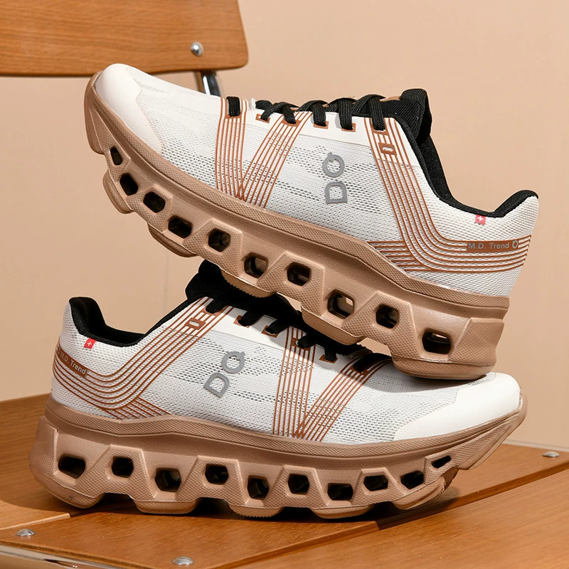 Мужские легкие дышащие кроссовки для бега осень 2025: модные, амортизирующие, универсальные, с мягкой подошвой