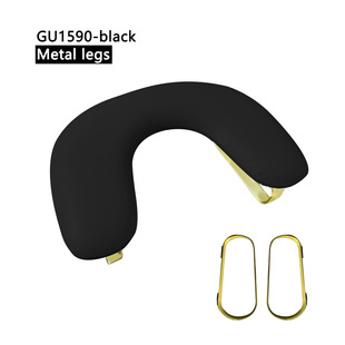Russian Manicure U-shaped Butterfly Hand Pillow GU1590 Metal Leg Removable Beveled Sofa Pillow Special for Nail Art Shop
