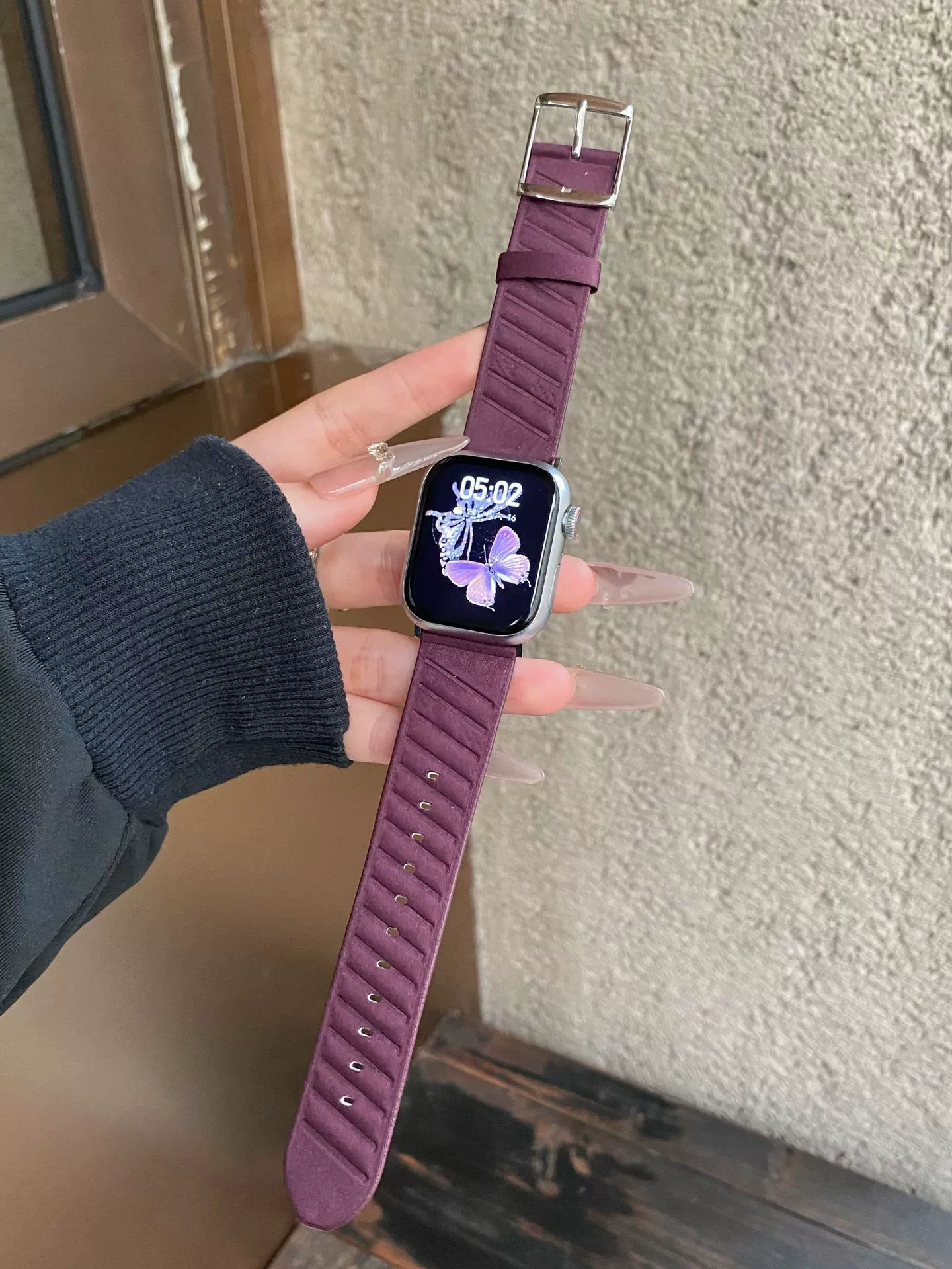 Для Apple Watch 10-го поколения, ремешок со скошенной полосой, кожаный ремешок для iWatch