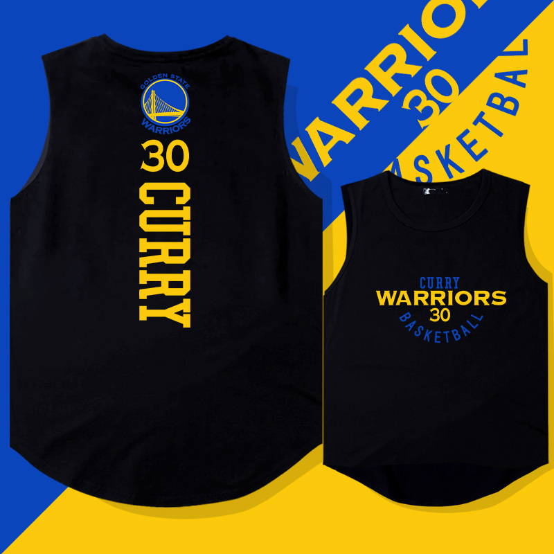 Warriors Curry No. 30 quick-drying waistcoat arc sports vest summer basketball sports fitness sleeveless top T-shirt Warriors Curry No. 30 quick-drying waistcoat arc sports vest summer basketball sports fitness sleeveless top T-shirt