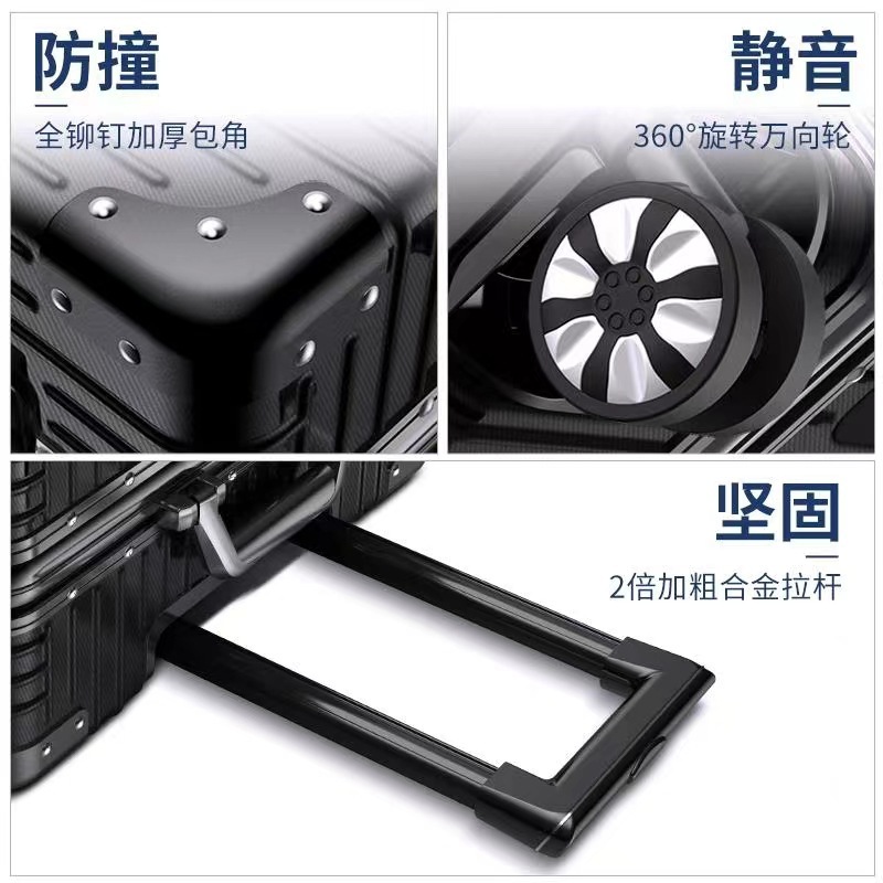 [Fábrica de selección estricta] maleta de mujer red retro 20 pulgadas pequeña caja de tracción de viaje 24 pulgadas maleta de estudiantes