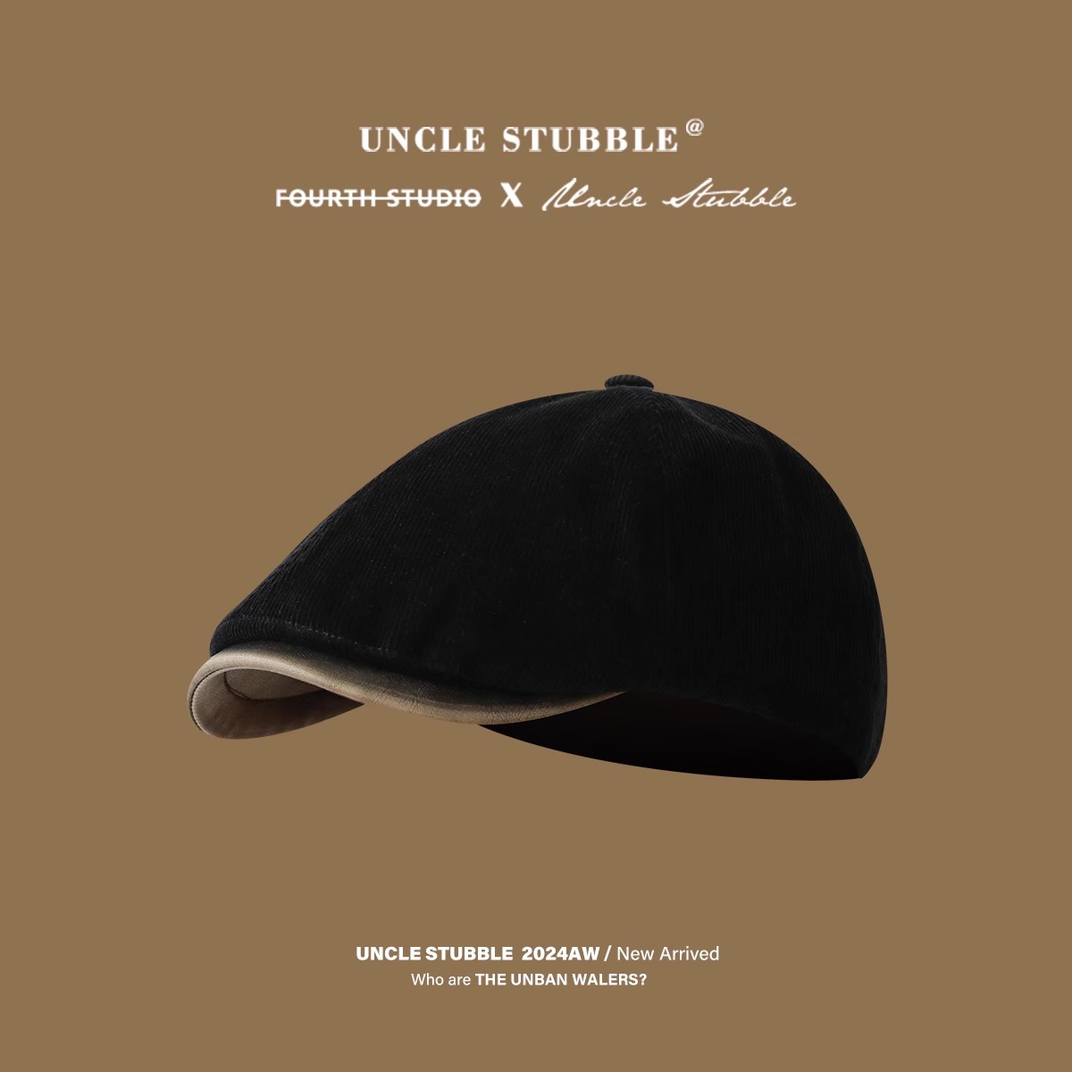 autumn winter retro corduroy advance hats american street british style newsboy cap japanese street artistic peaked cap