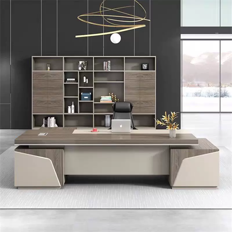 老板办公桌椅组合经理桌总裁桌主管桌简约现代办公家具大班台