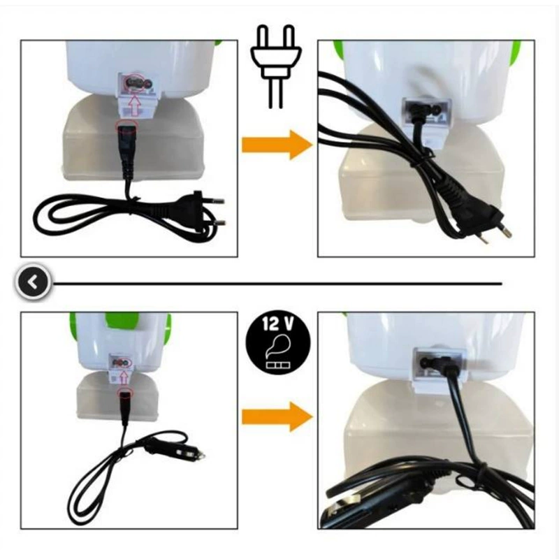 【Customized Support】Heating car lunch box, car dual-purpose two-in-one plastic stainless steel plug-in electric lunch box