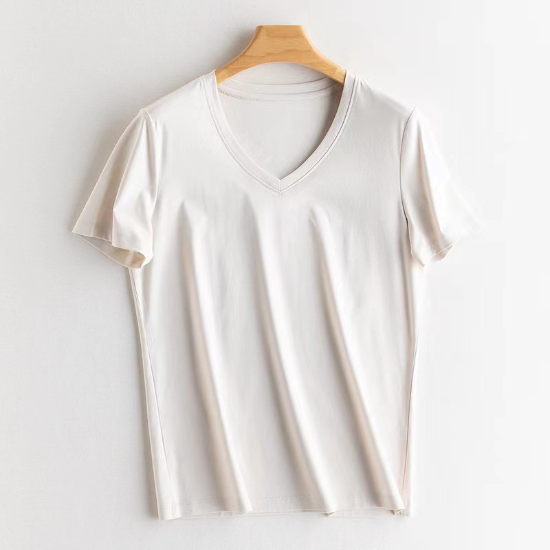 Coconut milk white V -neck