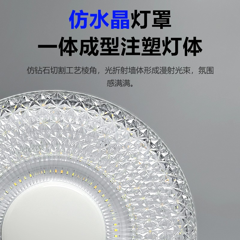 Nueva lámpara de cristal dividida led fuente de luz ahorro de energía protector de ojos e27 tornillo super brillante sala de estar dormitorio comedor lámpara LED